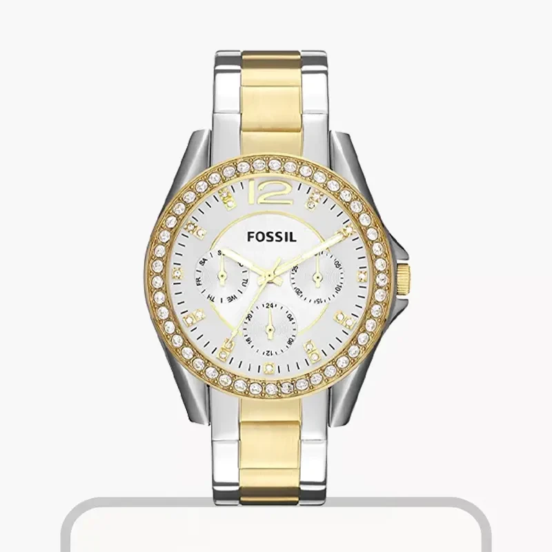 Fossil Riley Multifunction Two-Tone Ladies Watch